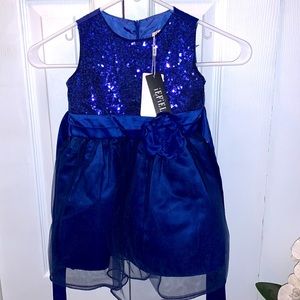 iEFiEL blue sequin dress